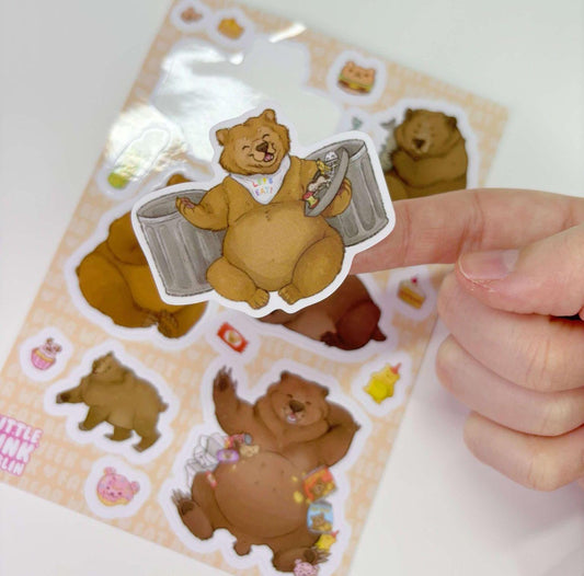 Fat Bear Season | Vinyl Sticker Sheet