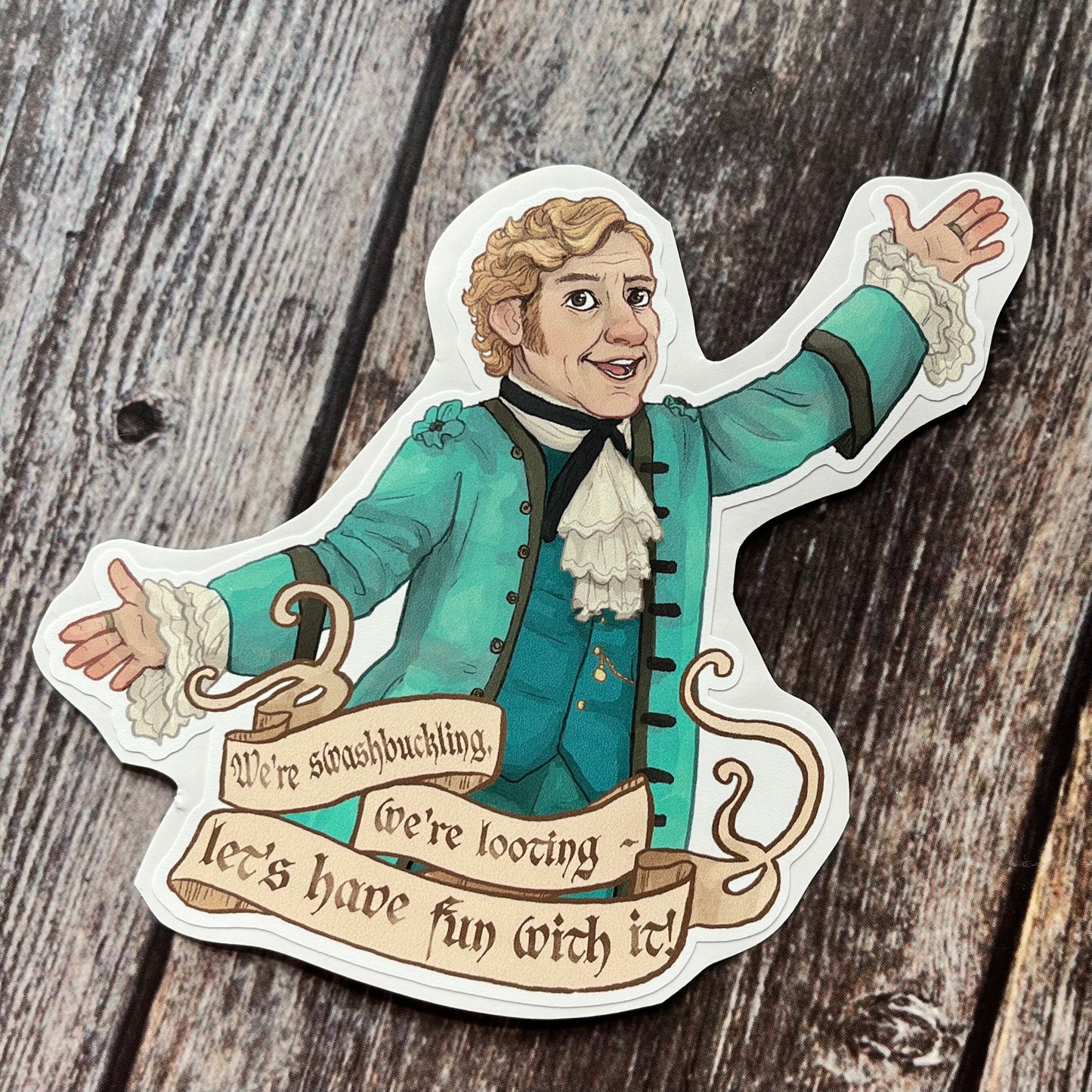 OFMD Character Quote Collection | Vinyl Stickers