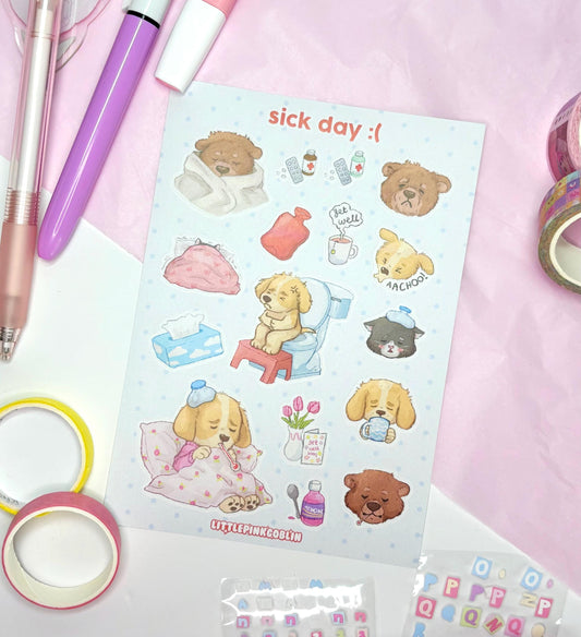 Sick Days| Planner Stickers