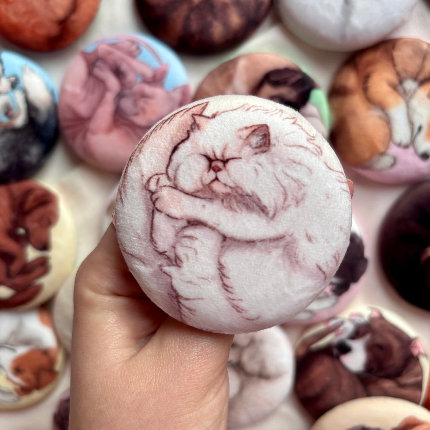 Paws & Dreams Plush Pin | Persian Cat