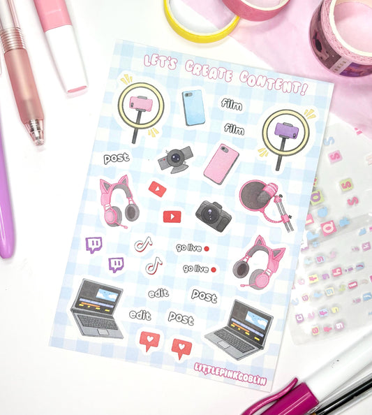 Content Creation | Planner Stickers