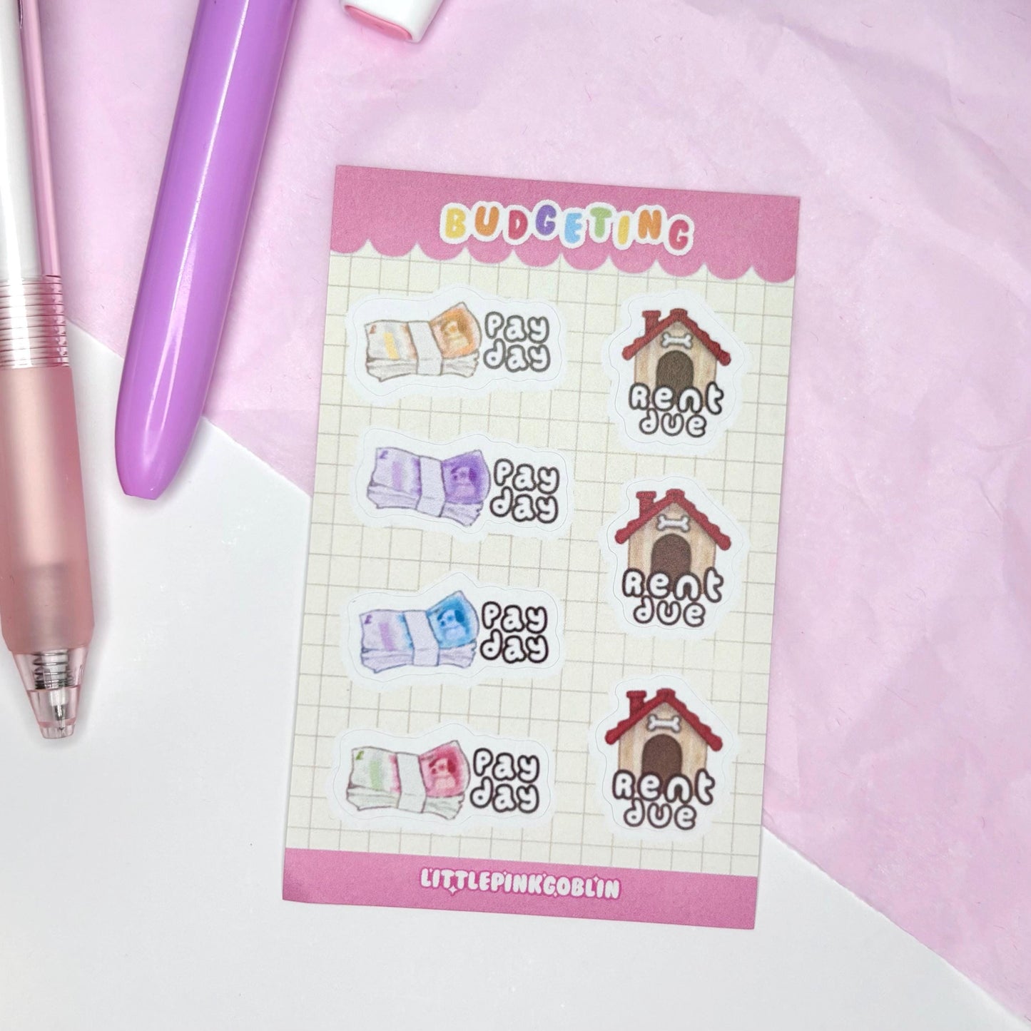 Money and Budgeting | Planner Stickers