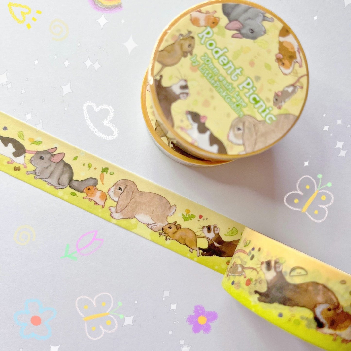 Rodent Picnic | Washi Tape