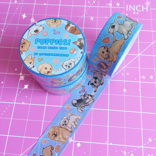 Puppies Design 20mm Washi Tape