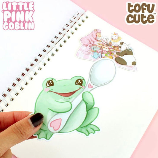 Tofu Cute x LittlePinkGoblin - Sakura Stationery Bundle