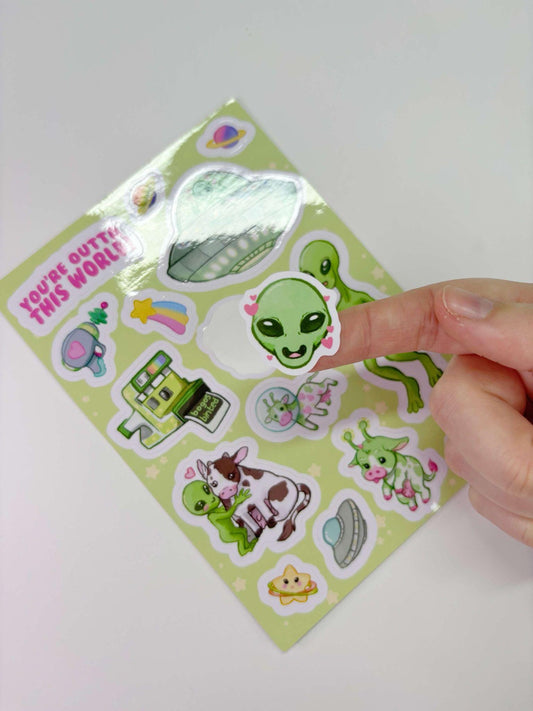 Aliens | Vinyl Sticker Sheet