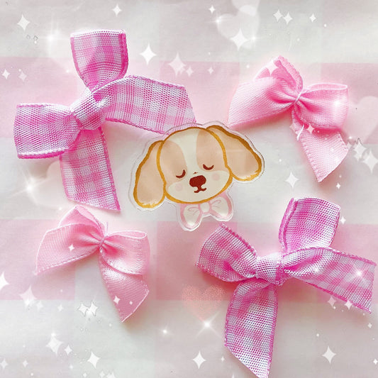 Puppy 30mm Acrylic Pin