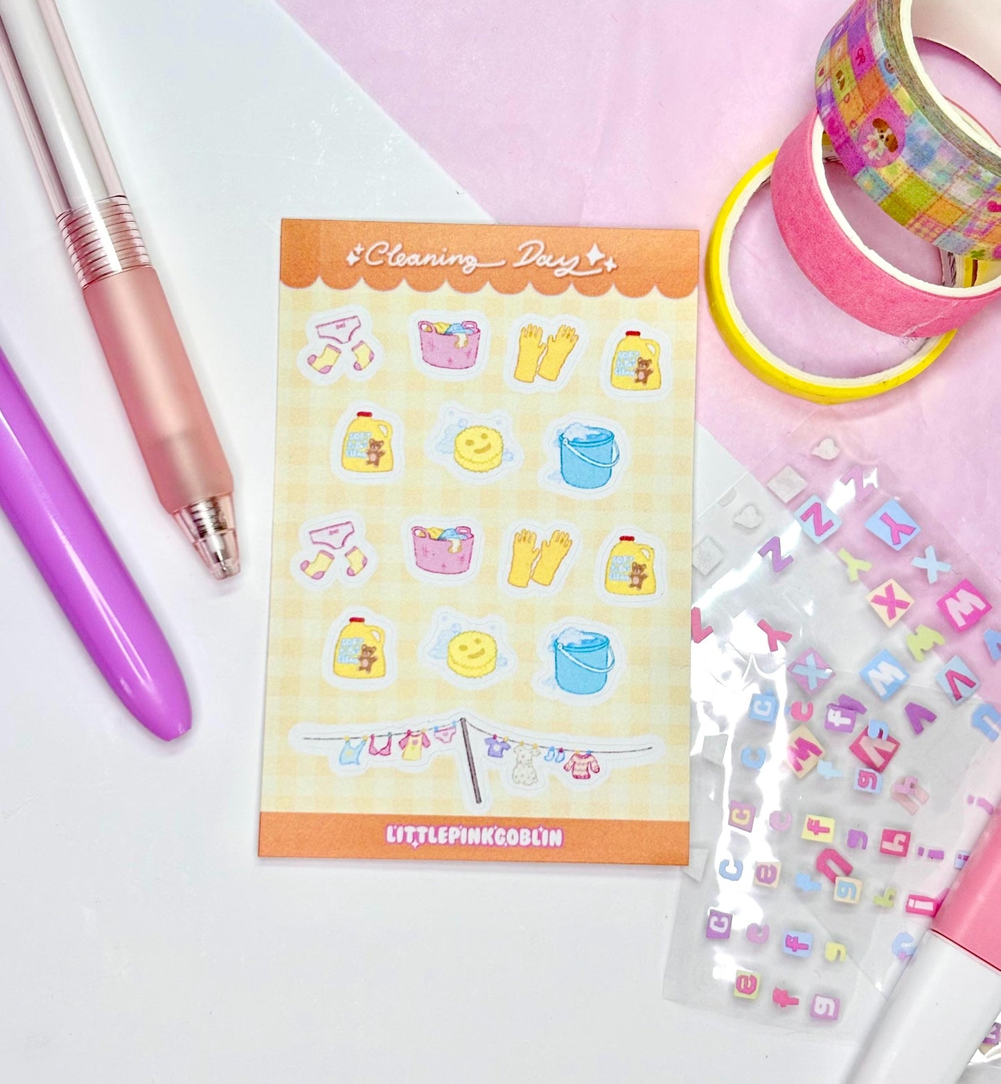 Cleaning | Planner Stickers
