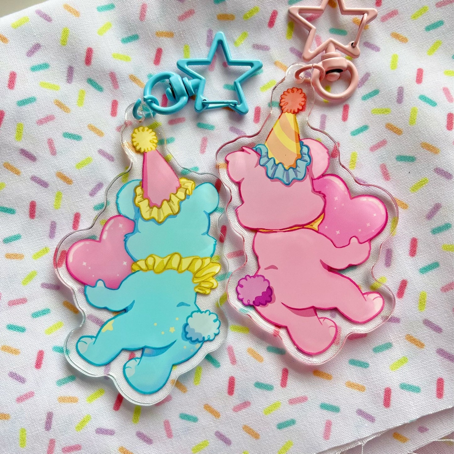 Little Clowns BFF Keychains Clowncore Bears