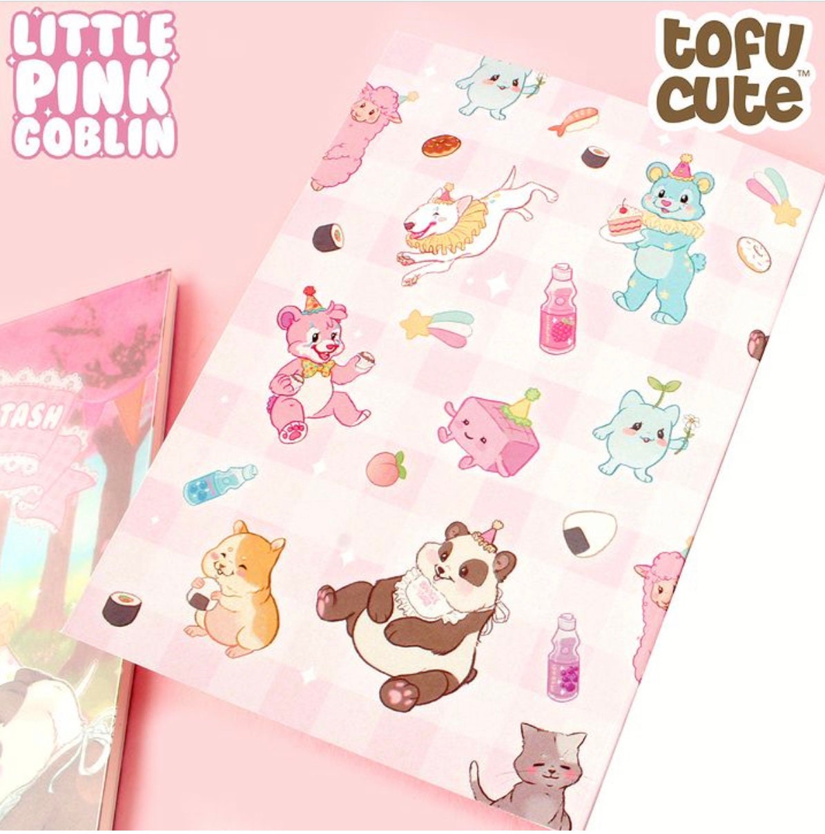 Tofu Cute x LittlePinkGoblin - Sakura Stationery Bundle