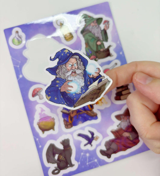 Magical Wizards | Vinyl Sticker Sheet