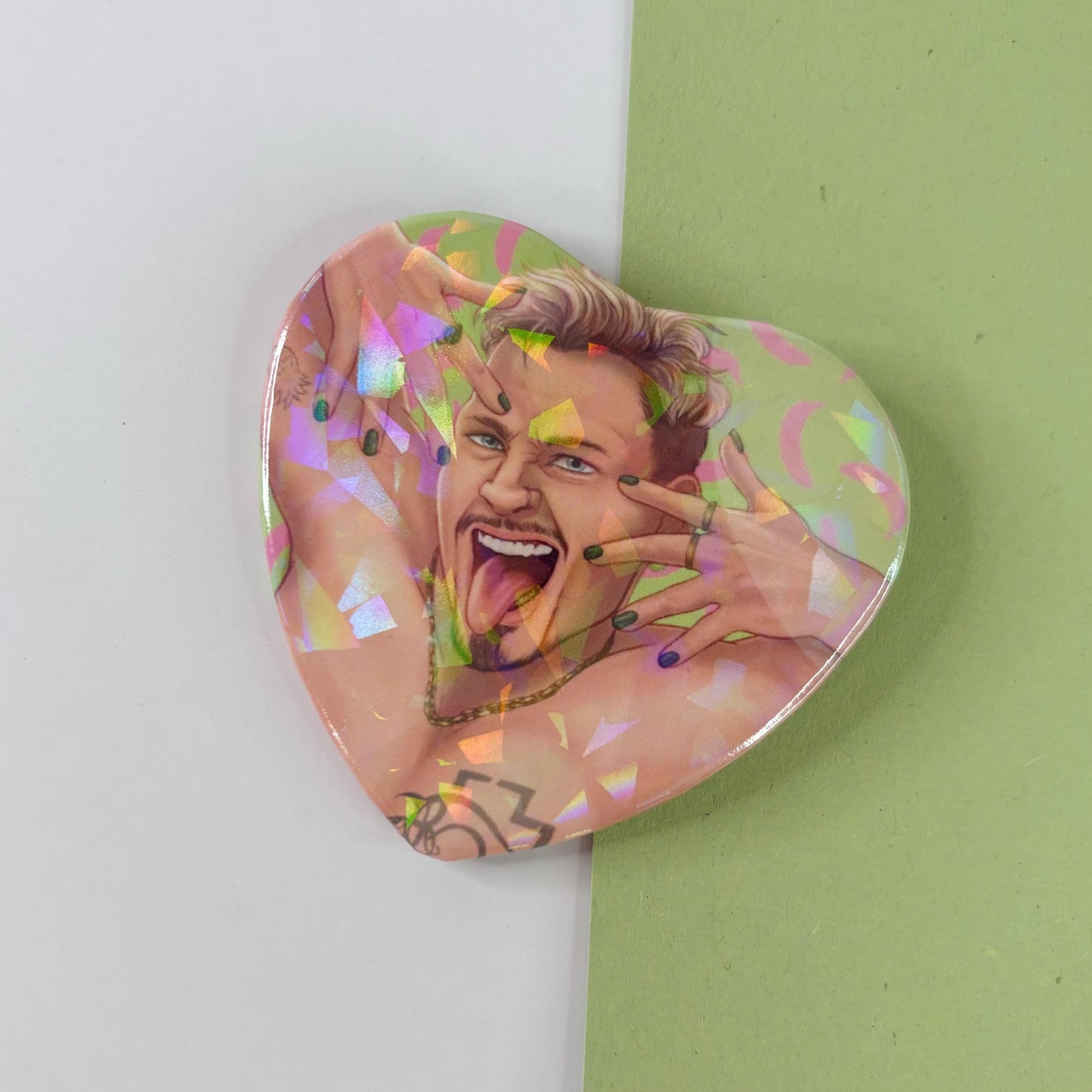 Käärijä Euro-Tour Fan Art | Holographic Badge