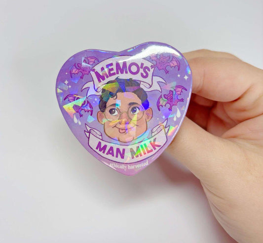 Memo’s Man Milk | Holographic Badge