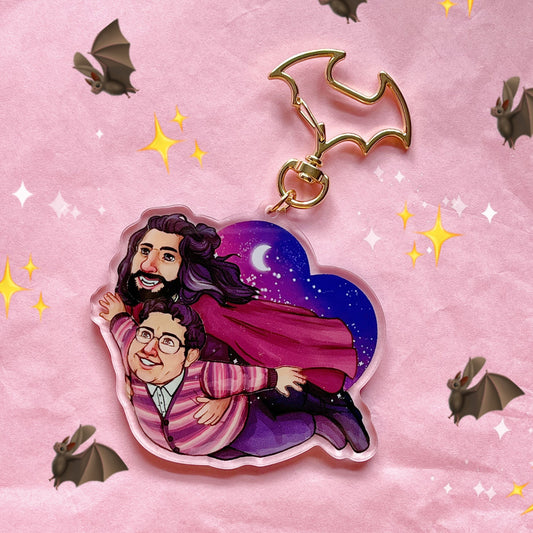 WWDITS Nandor and Guillermo Acrylic Pin and Keychain