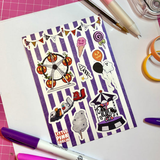 Halloween Carnival | Planner Stickers