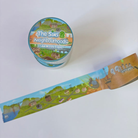 The Sims 2 Towns 25mm Washi Tape