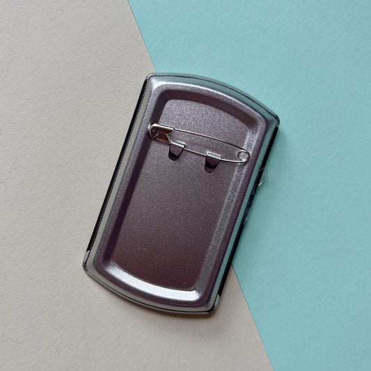 Bottoms Up - And The Devil Laughs Tinplate Can Badge