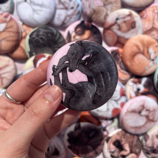 Paws & Dreams Plush Pin | Whippet