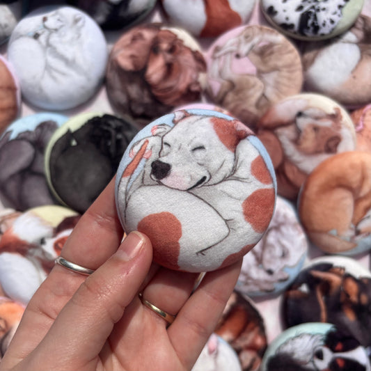 Paws & Dreams Plush Pin | Staffordshire Bull Terrier