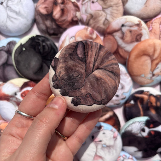 Paws & Dreams Plush Pin | French Bulldog