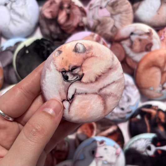 Paws & Dreams Plush Pin | Pomeranian