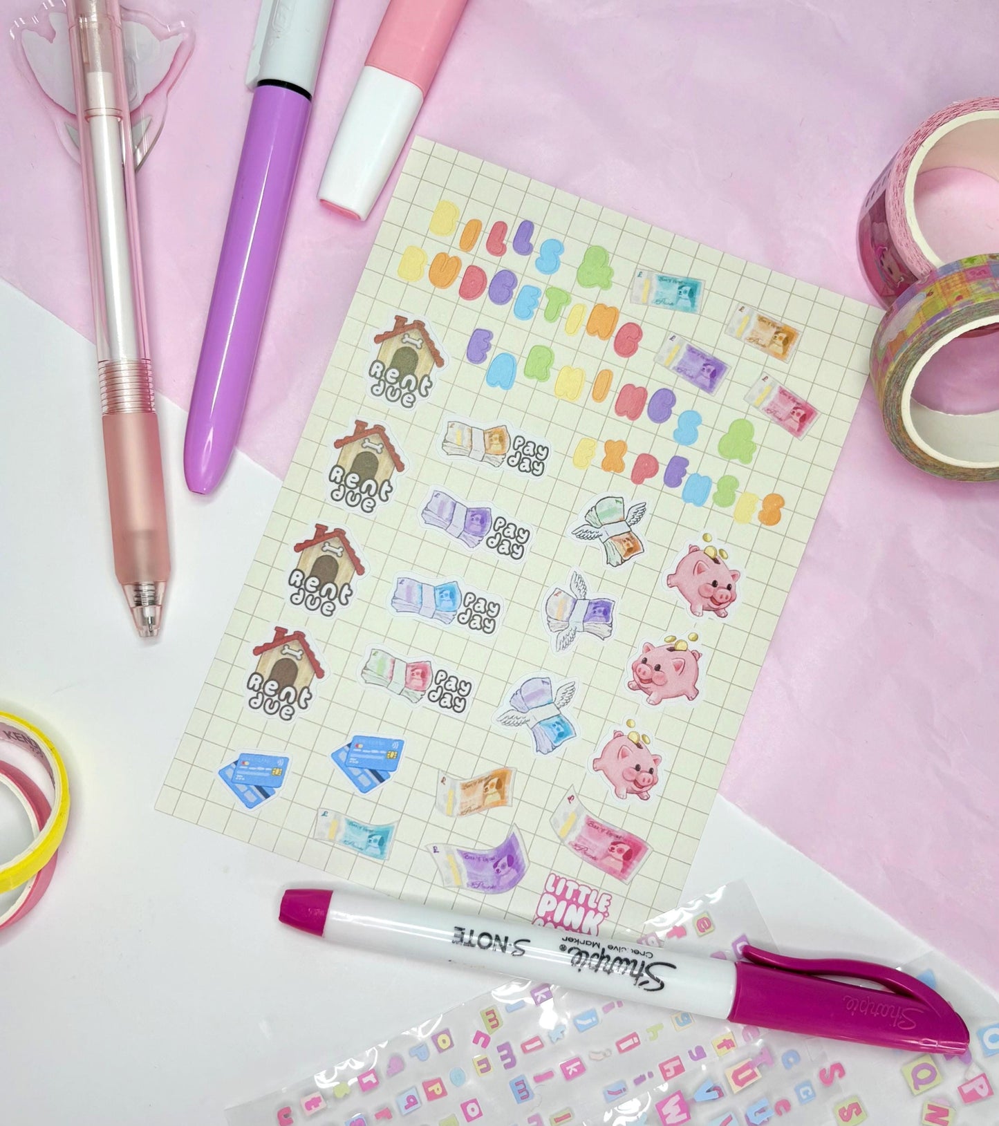 Money and Budgeting | Planner Stickers