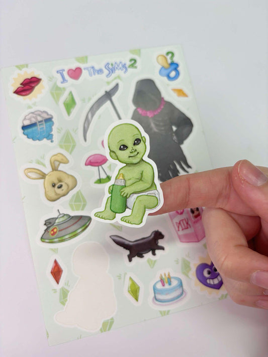 The Sims 2 | Vinyl Sticker Sheet