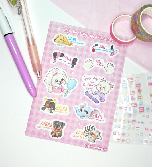 Beauty Appointments | Planner Stickers