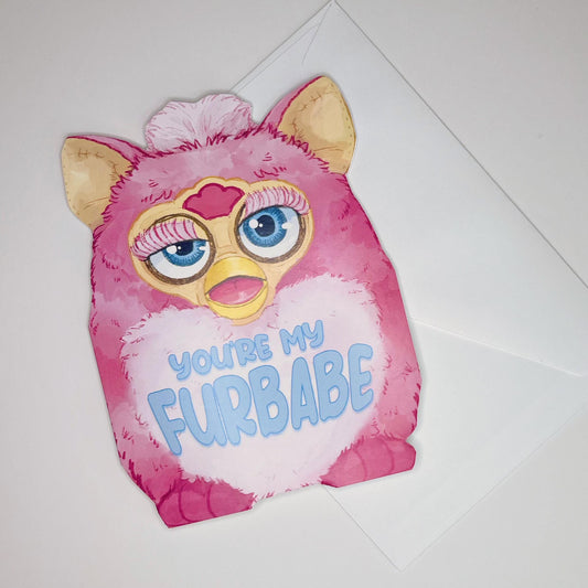 Valentine’s Day Furbabe| Greetings Card with White Envelope