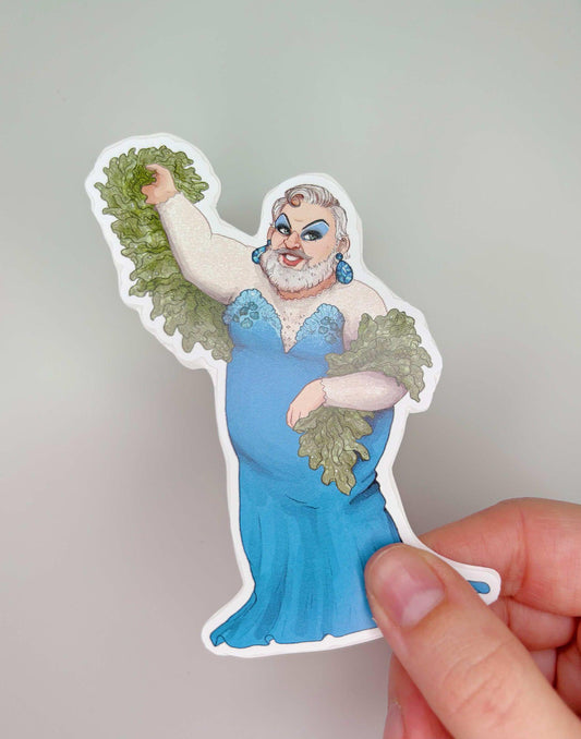 Gay Pirates Wee John as Calypso | Vinyl Sticker