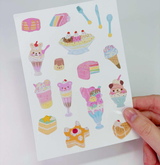 Desserts Deco | Vinyl Sticker Sheet