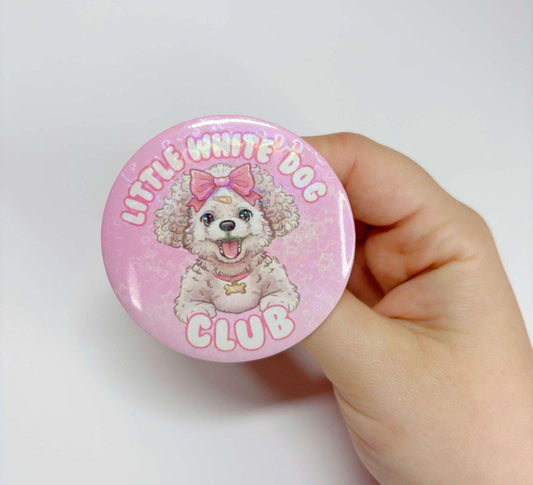 Little White Dog Club | Holographic Badge