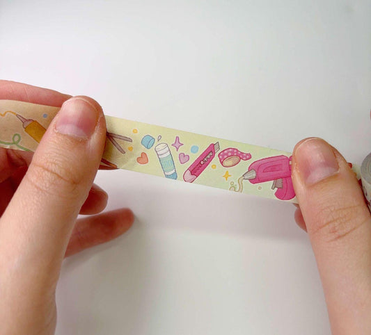 Craft Supplies 15mm x 10m Washi Tape Journalling Crafting Scrapbooking