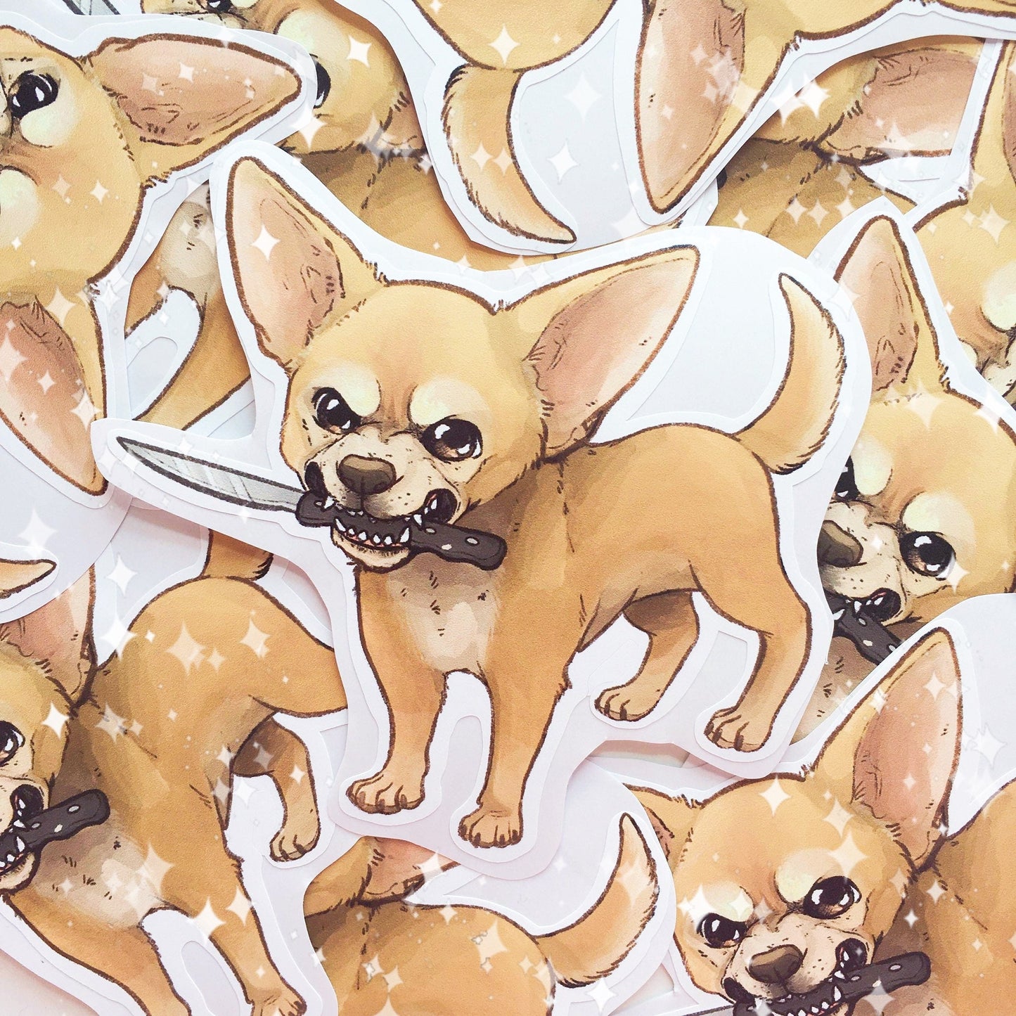 Small But Feisty Chihuahua | Vinyl Sticker