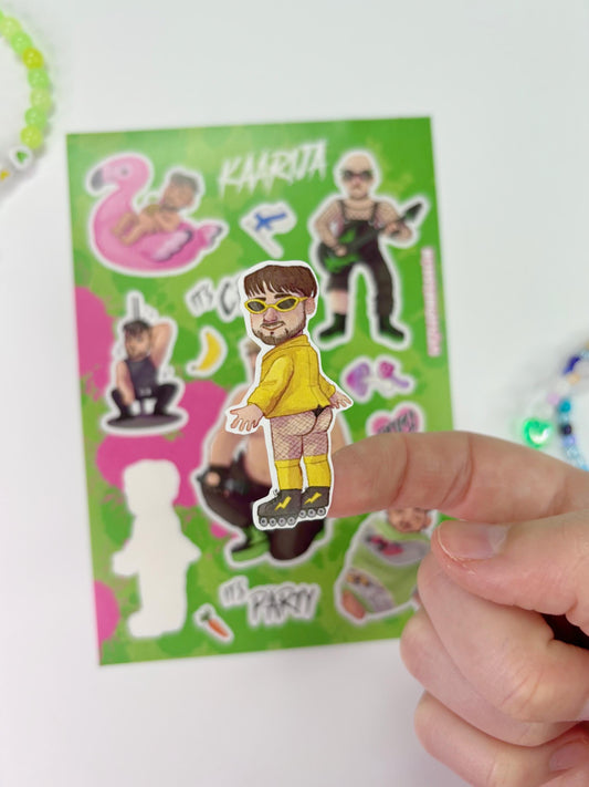 Kaarija European Tour | Sticker Sheet