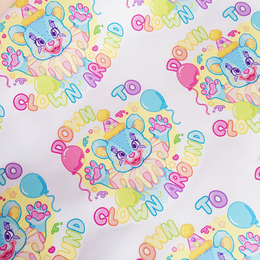 Down To Clown Around | Vinyl Sticker