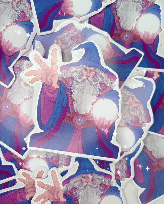 Magical Wizard Waterproof Vinyl Sticker