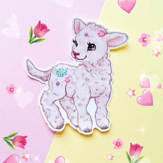 Little Spring Lamb | Vinyl Sticker
