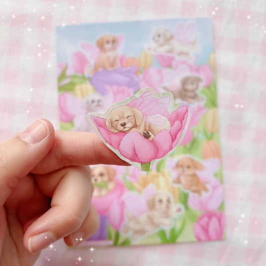 Fairy Puppies | Vinyl Sticker Sheet