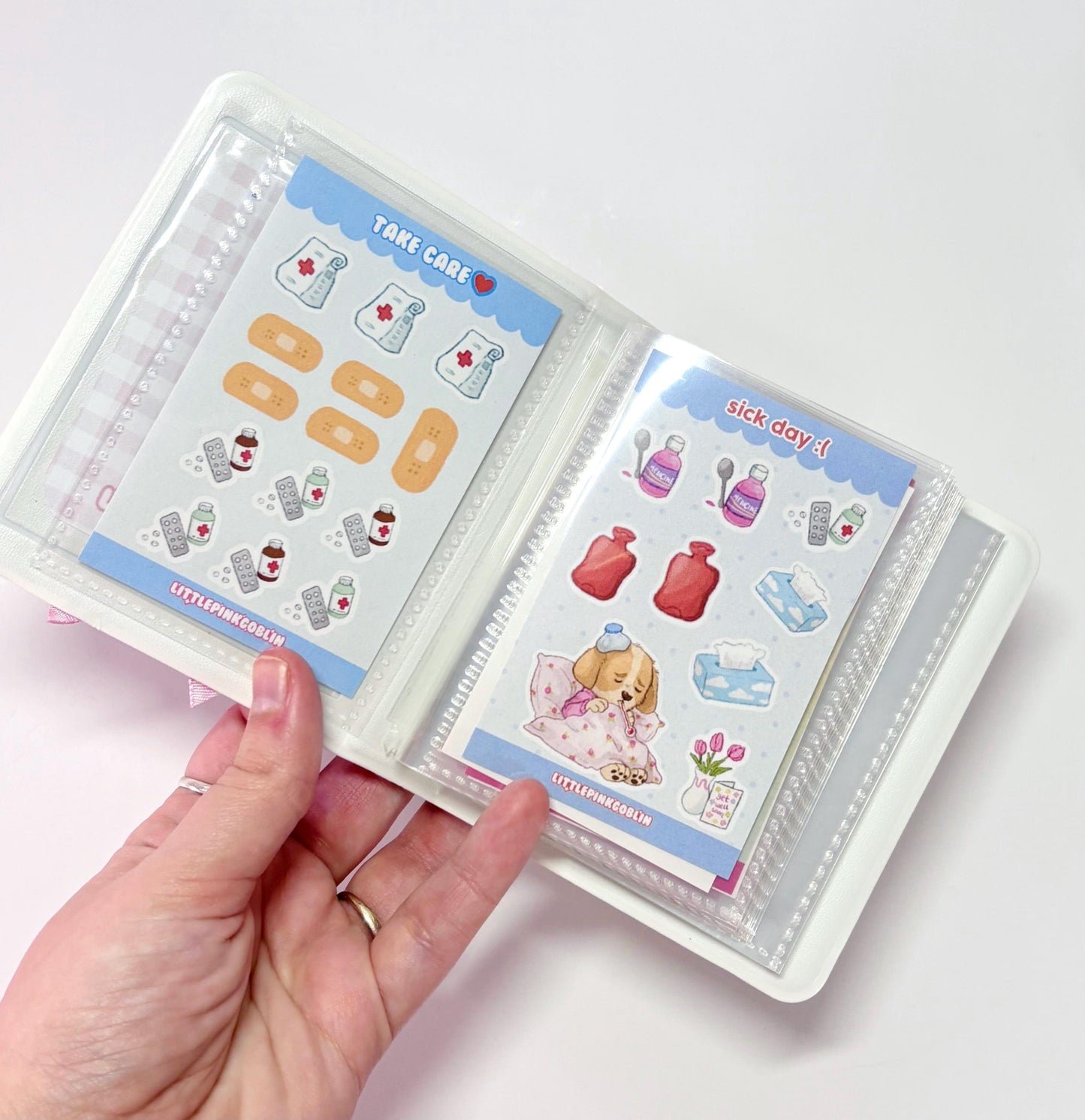 Collection Binder 9x6cm with Planner Stickers
