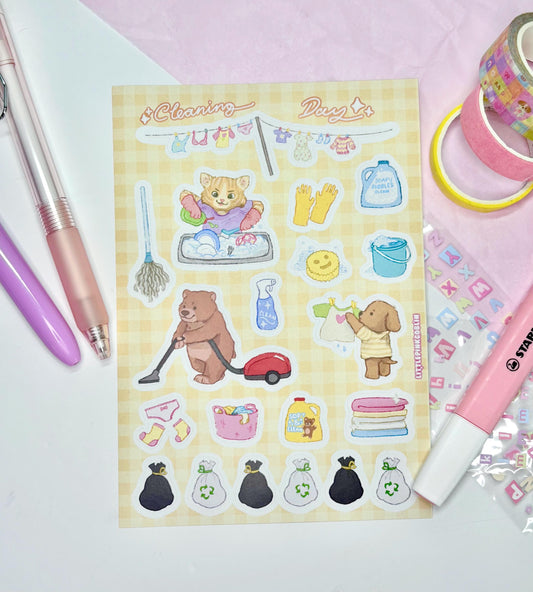 Cleaning | Planner Stickers