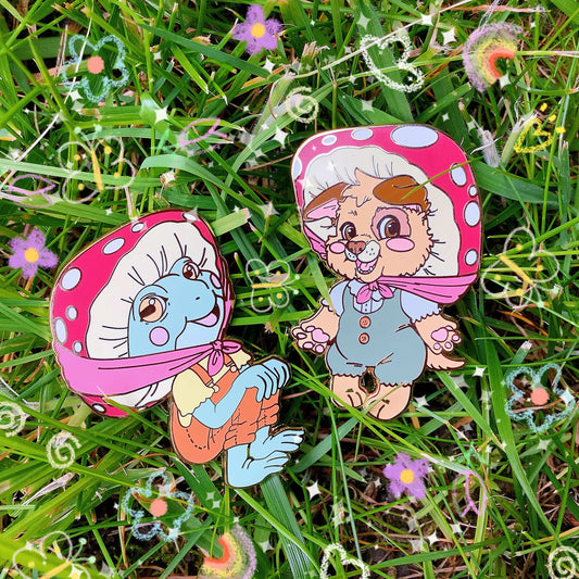 Goblincore Friends Enamel Pins