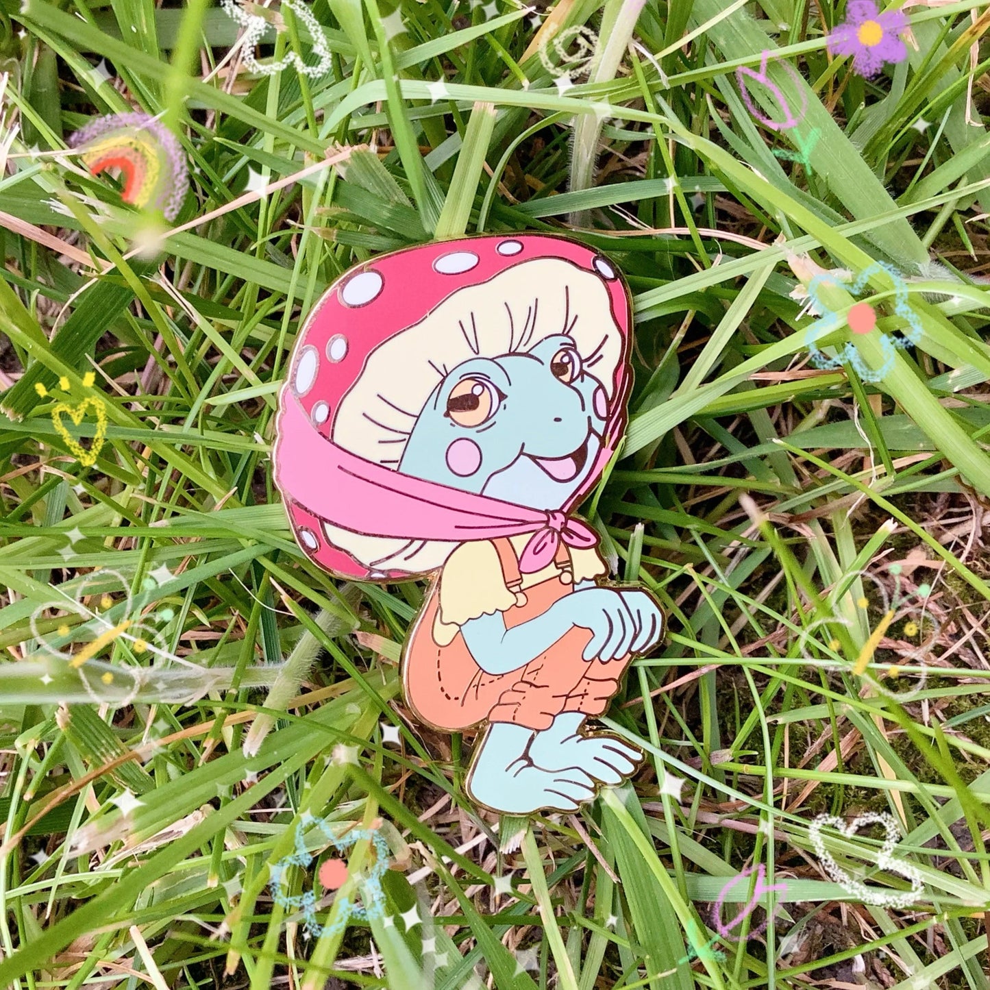 Goblincore Friends Enamel Pins