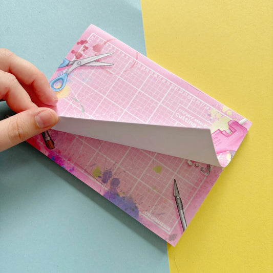 Crafting Desk Mat Notepad Memo Pad