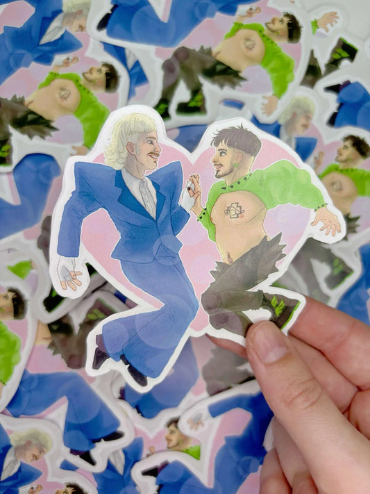 Käärijä and Joost Fan-Art | Vinyl Sticker