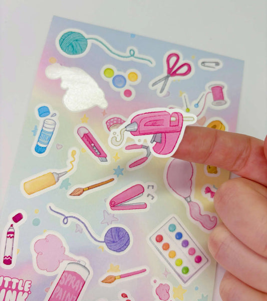 Craft Supplies | Vinyl Sticker Sheet