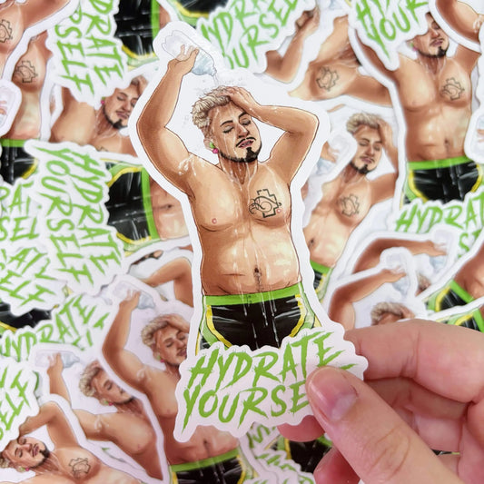 Käärijä European Tour Vinyl Water Bottle Sticker