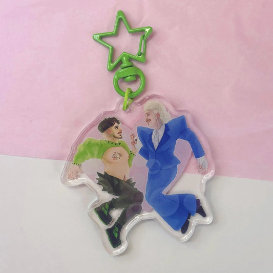 Käärijä and Joost Fan-Art Acrylic Keychain
