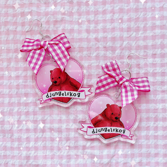 Djungelskog |  Acrylic Charm Earrings