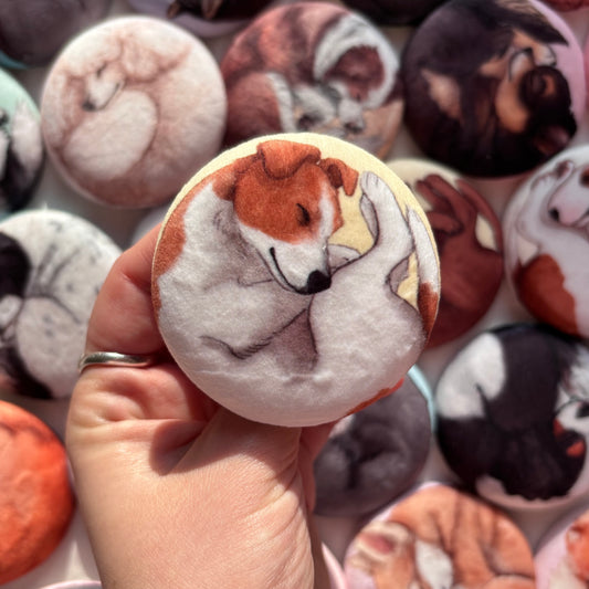 Paws & Dreams Plush Pin | Jack Russell Terrier